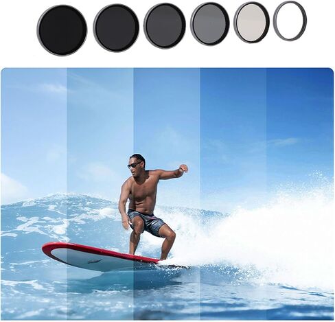 Aramox Ultra Violet و CPL و ND Filter مجموعة لعدسة الكاميرا الإثنية وعدسة HD خفيفة الوزن مع تقنية طبقة مزدوجة وإطار الألمنيوم من الدرجة الأولى in Saudi Arabia