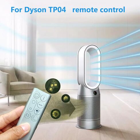 جهاز التحكم عن بعد الأصلي لـ Dyson TP04 TP06 TP09 جهاز تنقية ، متوافق 969154-06 ، 969154-05 ، 969154-16 ، 969154-13 ، 969154-22 ، Silver in Saudi Arabia