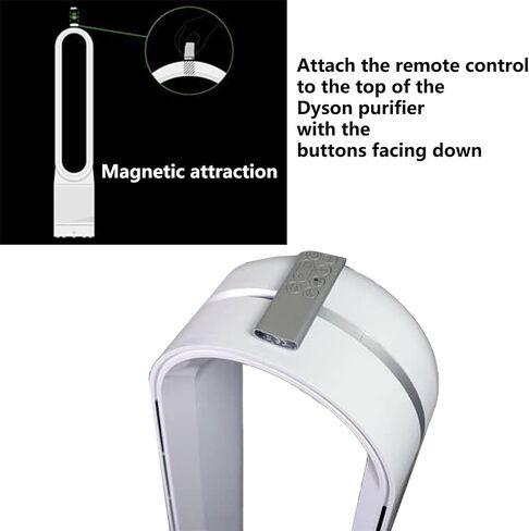 جهاز التحكم عن بعد الأصلي لـ Dyson TP04 TP06 TP09 جهاز تنقية ، متوافق 969154-06 ، 969154-05 ، 969154-16 ، 969154-13 ، 969154-22 ، Silver in Saudi Arabia