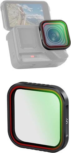 NEEWER UV Filter Compatible with Insta360 Ace Pro Insta 360 Ace Pro 2, Snap On Multicoated HD Optical Glass Protective Action Camera Lens Filter Accessories, FL-C20 in Saudi Arabia
