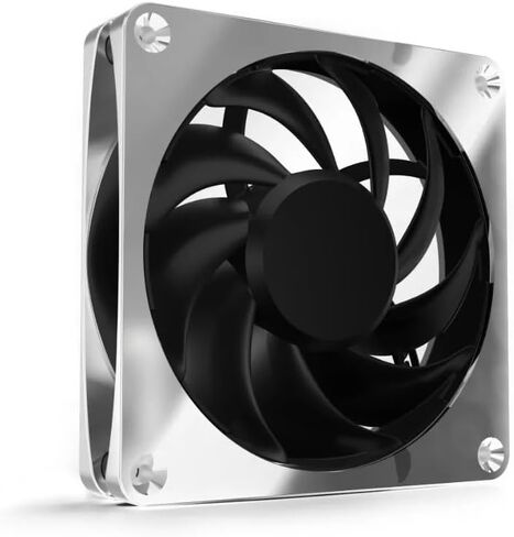 Alphacool Apex Stealth Metan Fan ، 2000 دورة في الدقيقة ، Chrome in Saudi Arabia