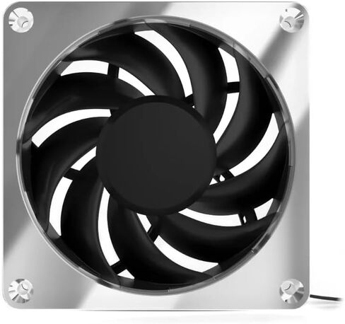 Alphacool Apex Stealth Metan Fan ، 2000 دورة في الدقيقة ، Chrome in Saudi Arabia