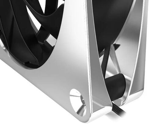 Alphacool Apex Stealth Metan Fan ، 2000 دورة في الدقيقة ، Chrome in Saudi Arabia