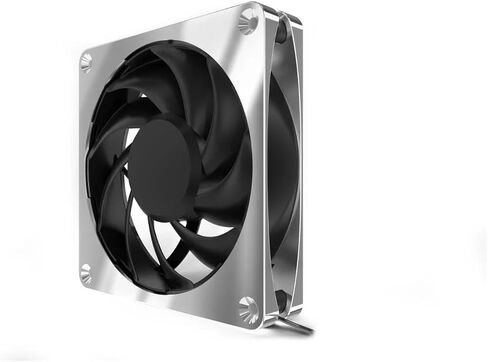 Alphacool Apex Stealth Metan Fan ، 2000 دورة في الدقيقة ، Chrome in Saudi Arabia