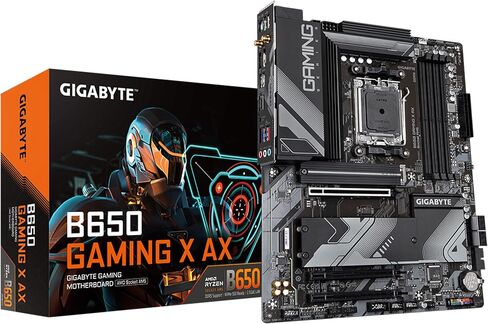 GIGABYTE B650 Gaming X AX V2 (rev. 1.0) AM5 LGA 1718 AMD B650 ATX DDR5, Triple M.2, PCIe 5.0, USB 3.2 Gen2x2 Type-C, AMD Wi-Fi 6E, Realtek 2.5GbE LAN in Saudi Arabia