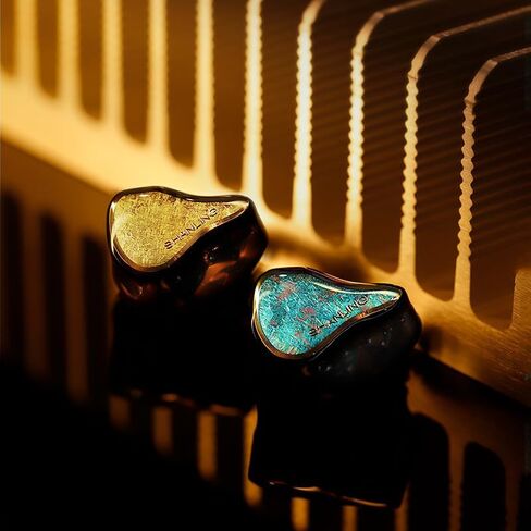 Shanling Regal Hifi IEM ، 2DD+4BA+2Planar Hybrid Driver In-Earhons ، HI-RES Audio Hifi Music Ambuds for Audiophile ، Division ثلاثي الاتجاهات مع 3.5/4.4 ملم قابلة للاستبدال (الأخضر) in Kuwait