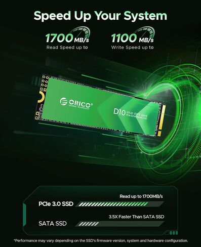 ORICO OM28PR USB-C Hub with D10-128 M.2 SSD Enclosure and 128GB M.2 NVMe SSD Bundle, 10Gbps, 4K HDMI, 100W PD, PCIe Gen3x4, Gigabit Ethernet in Saudi Arabia
