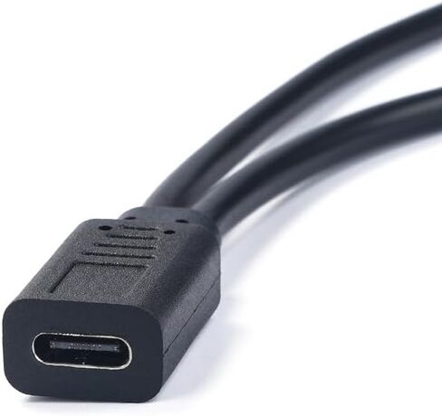 كابل شحن USB-C ، النوع C من النوع C إلى 2 USB-C ذكر شحن Y-الطاقة فقط ، لا نقل البيانات in Kuwait