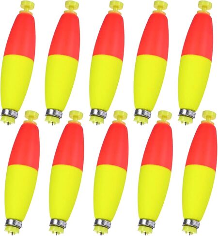 M METERXITY Pack Fishing Bobbers Floats, EVA Foam Weighted Bobbers, Clip-on Floats Slip Corks Floaters Strong Buoys in Saudi Arabia
