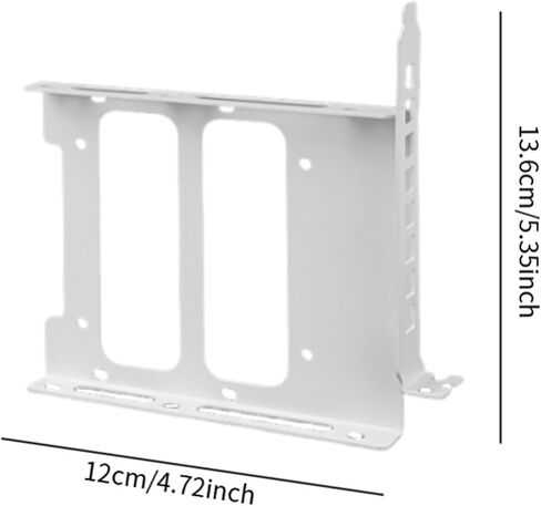 قوس تثبيت مزدوج SSD مع برغي 3.5 بوصة SSD درج الدافع الخليج لجهاز الكمبيوتر المكتبي ، الأسود in Kuwait
