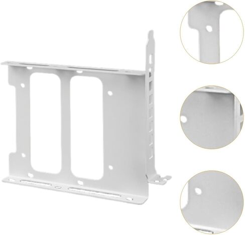 قوس تثبيت مزدوج SSD مع برغي 3.5 بوصة SSD درج الدافع الخليج لجهاز الكمبيوتر المكتبي ، الأسود in Kuwait