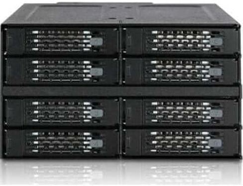 Full Metal 8X2.5 SATA SSD Hard Disk Drive Mobile Rack in Saudi Arabia