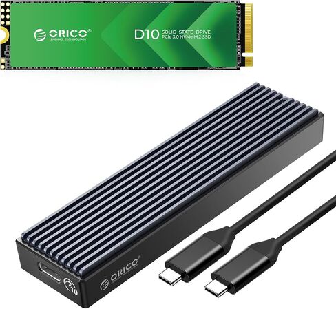 ORICO D10 256GB M.2 NVMe SSD M.2 NVMe SSD Enclosure M2PV Bundle in Saudi Arabia