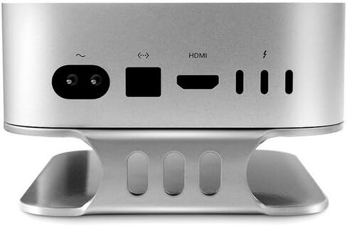 Aluminum Alloy Laptop Stand for 2024 Mac mini M4/M4 Pro with Non-Slip Computer Holder for Accessories -Holder Anti-Scratch Shock-Resistant Portable Small Stand in Saudi Arabia