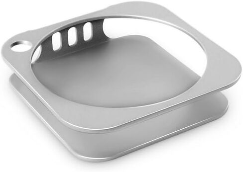 Aluminum Alloy Laptop Stand for 2024 Mac mini M4/M4 Pro with Non-Slip Computer Holder for Accessories -Holder Anti-Scratch Shock-Resistant Portable Small Stand in Saudi Arabia