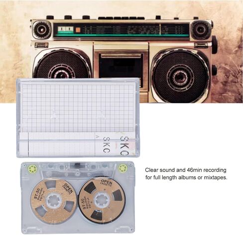 Blank Cassette Tapes: 46min Reel to Reel Cassette Music Tapes, Low Noise high Output for Music Recording DIY (goodstumblerRP3ELXD5-13) in Saudi Arabia