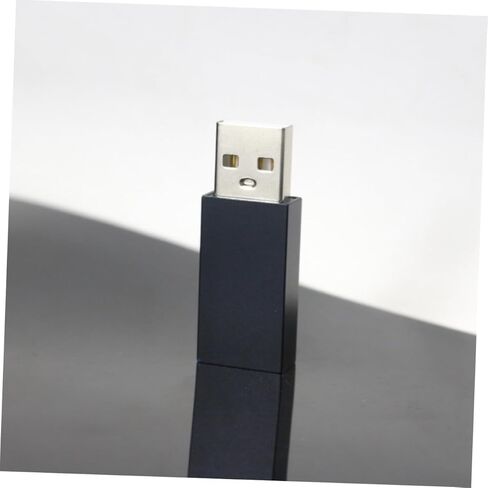 2PCS USB ذكر إلى USB أنثى محول كابل محول سبيكة دائمة لتحسين الحماية لنقل البيانات واتصال الجهاز الأسود in Kuwait