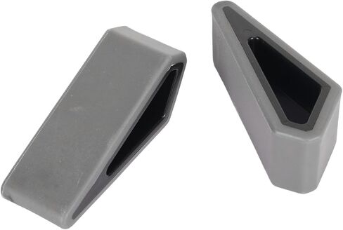2Pcs Mini Portable Laptop Stand Ergonomic Design Prevents Deformation Stable Laptop Stand for Home Office Work Black Plastic Silicone Size 7.5 x 2.7cm in Saudi Arabia