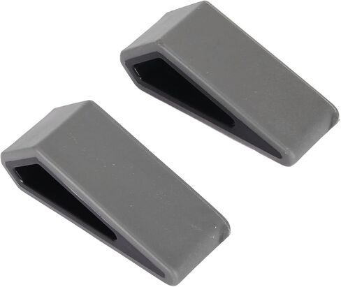 2Pcs Mini Portable Laptop Stand Ergonomic Design Prevents Deformation Stable Laptop Stand for Home Office Work Black Plastic Silicone Size 7.5 x 2.7cm in Saudi Arabia