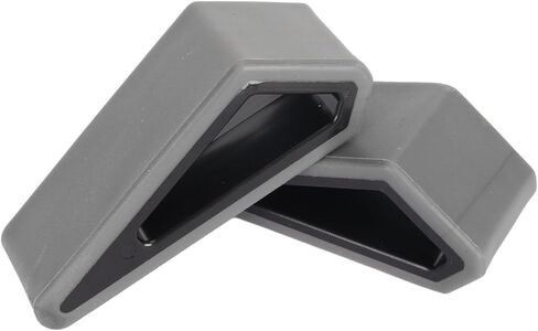 2Pcs Mini Portable Laptop Stand Ergonomic Design Prevents Deformation Stable Laptop Stand for Home Office Work Black Plastic Silicone Size 7.5 x 2.7cm in Saudi Arabia