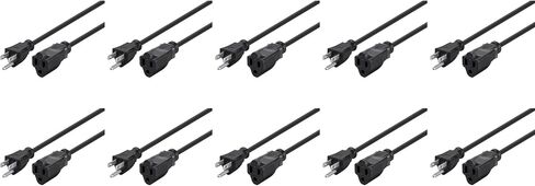 RiteAV 15FT 16AWG Power Extension Cord Cable (10 Pack) in Saudi Arabia
