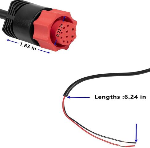 استبدال Lowrrance HDS/Elite/Hook Cable 000-14041-001،3 قدم ، طاقة 2-war in Kuwait