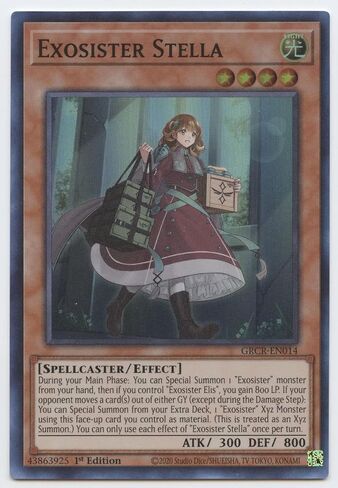 Exosister Stella - GRCR-EN014 - Super Rare - 1st Edition in Saudi Arabia