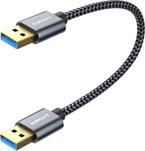 Sunguy USB 3.0 كابل ، 1 قدم USB من الذكور من الذكور ، معدل نقل ما يصل إلى 5 جيجابت في الثانية متوافق مع الطابعات ، المودم ، محركات الأقراص الصلبة ، الكاميرات ، HDD ، أقراص DVD ، أجهزة الكمبيوتر المحمولة ، إلخ. in Kuwait