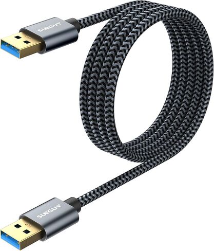 Sunguy USB 3.0 كابل ، 1 قدم USB من الذكور من الذكور ، معدل نقل ما يصل إلى 5 جيجابت في الثانية متوافق مع الطابعات ، المودم ، محركات الأقراص الصلبة ، الكاميرات ، HDD ، أقراص DVD ، أجهزة الكمبيوتر المحمولة ، إلخ. in Kuwait