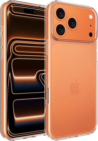Compatible with Apple iPhone 17 Pro Max Case, Ultra [Slim Thin] Flexible Clear TPU Phone Case for Apple iPhone 17 Pro Max Gel Rubber Soft Skin Silicone Protective Case,Transparent in Saudi Arabia