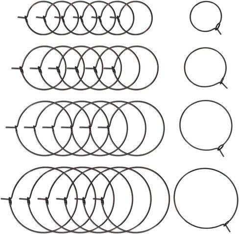 UNICRAFTALE Ear Wine Stainless Steel Hoop Earring Findings Hypoallergenic Earring Hoops for Women Hoop Earrings Making in Kuwait