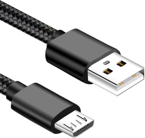 Diabetes Care Charger Cable | Compatible for Dexcom G7/G6/G5/G4 Receiver, Freestyle Libre Reader 2, Libre 3, Libre 14 Day,Tandem t:Slim X2 Insulin Pump | 3.3 FT Braided Nylon Micro USB Cord in Saudi Arabia