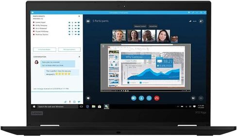 Lenovo ThinkPad X13 Yoga Gen 1 13.3 "شاشة تعمل باللمس 2 في 1 دفتر الملاحظات ، Intel Core I5-10210U ، ذاكرة وصول عشوائي 8 جيجا بايت ، 256 جيجا بايت SSD (20SX002AUS) (متجدد) in Kuwait