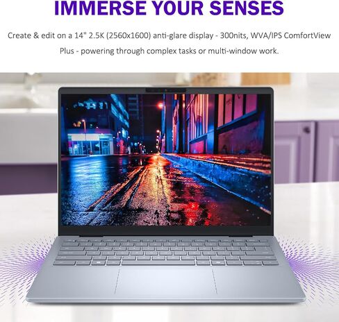Dell 14 Plus Captop for Business and Student ، 14 "2.5k (2560x1600) Display ، Windows 11 Pro Postoms Computer ، Intel 8-Core Ultra 7 256V ، 16GB RAM ، 1TB SSD ، Lifetime MS ، Lifetime Copilot KB in Kuwait
