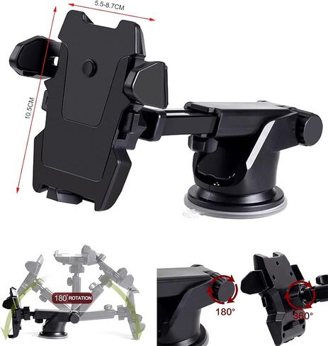 Suction Cup car Phone Holder, Windshield Phone Bracket, air Vent Stand in Saudi Arabia