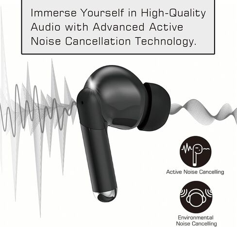 Maxell True Wireless Active Loves Compuds - ANC و ENC Technology - 22 ساعة وقت اللعب - صوت غامرة in Saudi Arabia