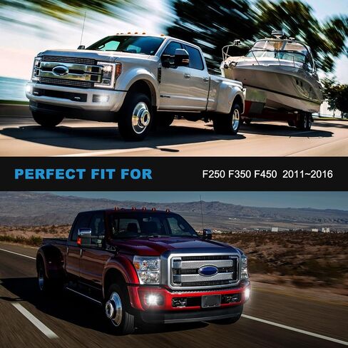 LED Fog Light Assembly for 1999-2016 Ford F250 F350 F450 F550 Super Duty - Driving Fog Lamp Compatible with Original Frame 【No fog lamp bracket】 in Saudi Arabia