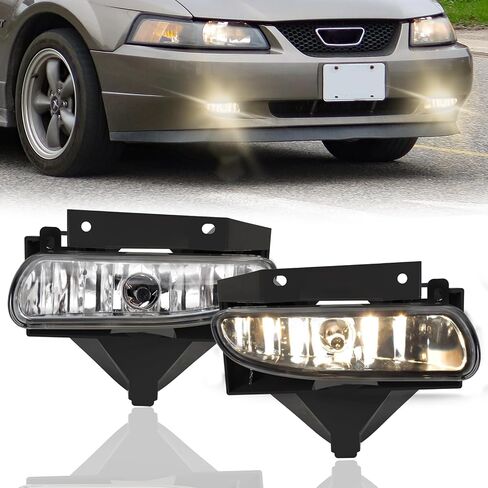 LED Fog Light Assembly for 1999-2016 Ford F250 F350 F450 F550 Super Duty - Driving Fog Lamp Compatible with Original Frame 【No fog lamp bracket】 in Saudi Arabia
