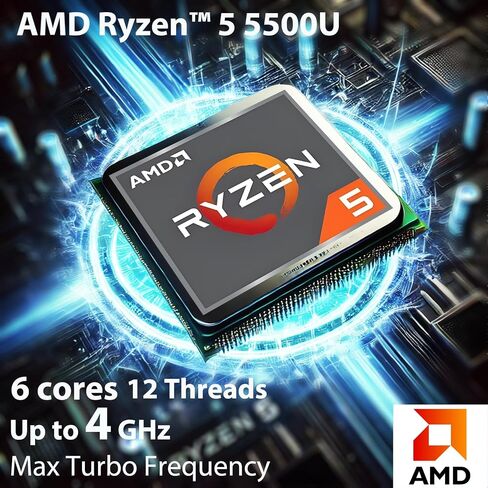 HP G8 15.6 "كمبيوتر محمول للأعمال ، ذاكرة الوصول العشوائي 32GB ، 1 تيرابايت SSD ، عرض IPS FHD ، AMD RYZEN 5 5500U CPU (BEATS I7-1250U) ، AMD Radeon Graphics ، Ethernet RJ-45 ، SD Card Reader ، Win 11 Pro ، WOWPC Recovery USB ( in Kuwait