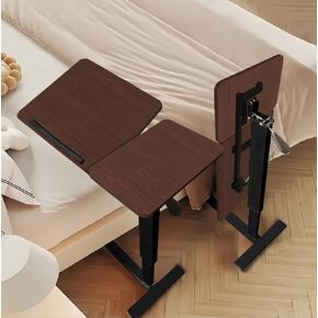 Multi-Functional Rolling Bedside Table - Perfect for Laptop, Books, and Breakfast in Bed in Saudi Arabia