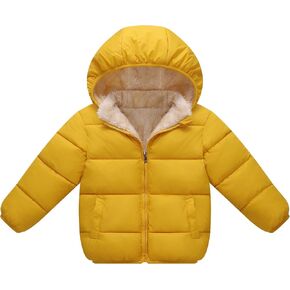Toddler Baby Hooded Down Jacket Boys Girls Kids Thicken Warm Winter Coat Outerwear 1-7t in Kuwait