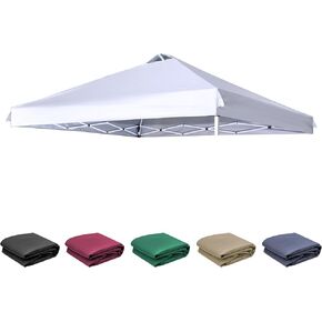 SCOCANOPY Replacement Top with Air Vent for 10x10 Canopy Frame, Canopy Cover ONLY, (Beige) in Kuwait