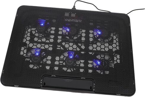 STOBOK 1pc Gaming Laptop Cooling Pad Adjustable Fans for Enhanced Airflow USB Powered Noise Design Compatible Laptops Ergonomic Stand in Saudi Arabia