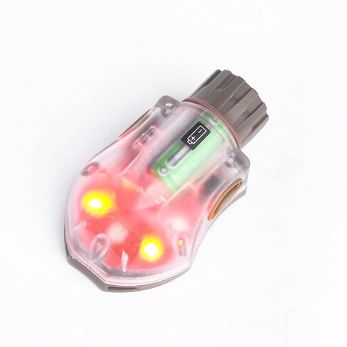 NOBUHIRO Tactical Helmet Light, IR Strobe + 5-Speed Green LED Strobe in Kuwait