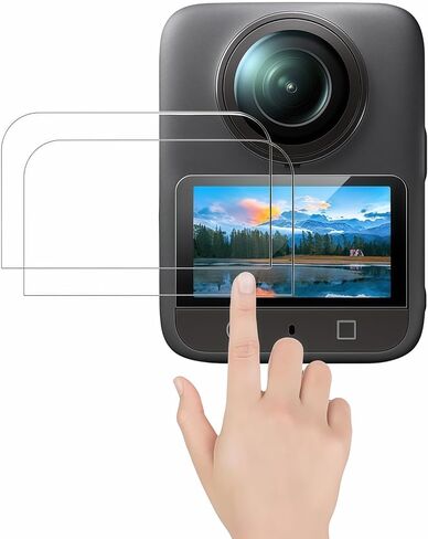 DJI OSMO 360 8K شاشة واقي الشاشة ، واقي شاشة OSMO 360 لـ DJI OSMO 360 مع فيلم شاشة LCD الزجاجية المزدحمة ، فائق HD ، صلابة 9H ، مقاومة للخدش ، لامعة (حزمة واحدة) in Kuwait