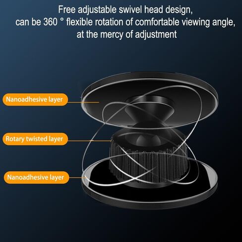 Flexible 360 Degree Rotation, Portable Electronic Device Mount for All iPhone Android, All Phones & Cases，Black in Saudi Arabia