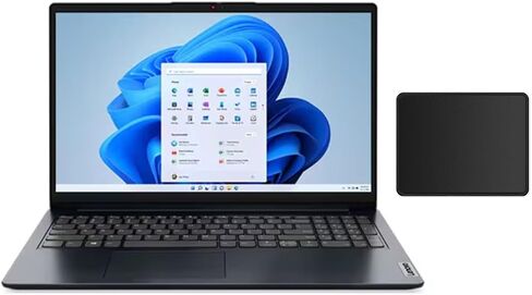 Lenovo Ideapad 1i 15.6 "كمبيوتر محمول شاشة لمس شاشة اللمس الكاملة | Intel Core I5-1334u | Intel Iris Xe Graphics | Wifi | Blue | in Saudi Arabia