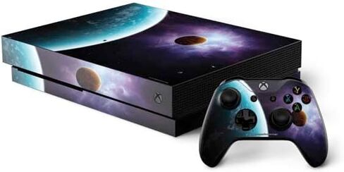 Skinit Skinit Gaming Gaming Skin متوافق مع حزمة Xbox One X - Stocktrek مرخصة رسميًا كواكبين ولدان من نفس تصميم النجوم in Saudi Arabia