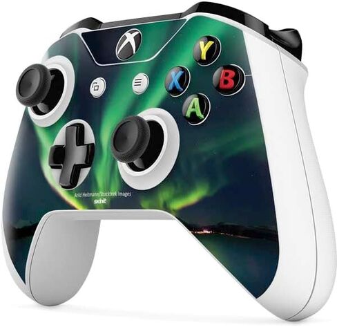 Skinit Decal Gaming Skin Compatible with Xbox One S Controller - Officially Licensed StockTrek Aurora Borealis Over Tjeldsundet in Norway Design in Saudi Arabia