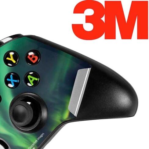 Skinit Skinit Gaming Gaming Skin متوافق مع جهاز التحكم Xbox One X - Stocktrek Aurora Borealis المرخص رسميًا على Tjeldsundet في تصميم النرويج in Saudi Arabia